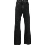 Jeans negros de poliester de corte recto con logo Maison Martin Margiela talla 7XL para hombre 
