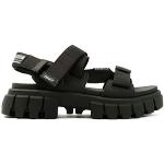 Sandalias negras de goma de tiras con velcro militares PALLADIUM talla 38 para mujer 