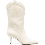 Botas blancas de piel de caña baja  Paris Texas talla 39 para mujer 