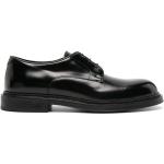 Zapatos negros de goma con cordones con cordones formales con logo Armani Emporio Armani para hombre 