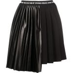 Faldas asimétricas negras de poliester rebajadas con logo VERSACE Jeans Couture asimétrico talla L para mujer 
