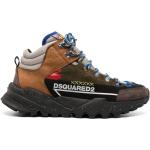 Botas multicolor de goma de trekking rebajadas con cordones con logo Dsquared2 talla 40,5 para hombre 
