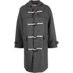 Abrigos grises de poliester con capucha  rebajados manga larga talla M para mujer 
