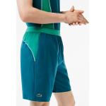 Pantalón corto de hombre Lacoste SPORT x Novak Djokovic con diseño color block Taille 2 - XS Verde / Blanco