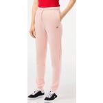 Pantalones rosas de felpa de chándal Lacoste talla XXL de materiales sostenibles para mujer 