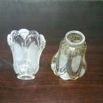Lámparas colgantes transparentes de vidrio vintage 