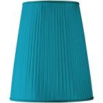 Lámparas turquesas de tela de mesa 