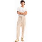 Pantalones chinos blancos de algodón Desigual talla XXS para hombre 