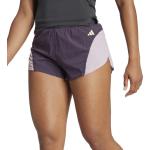 Shorts morados de running adidas Adizero talla XXS para mujer 