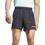 Shorts negros de running rebajados adidas Terrex para hombre 