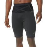Shorts negros de running rebajados Asics Fujitrail talla XS 