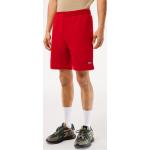 Pantalones cortos deportivos rojos de algodón tallas grandes Lacoste talla 3XL para hombre 