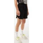 Pantalón corto de hombre Lacoste Sport de cuadros con malla elástica Taille 6 - XL Negro