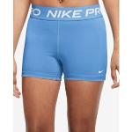 Pantalones cortos deportivos blancos Nike Pro para mujer 
