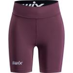 Shorts morados de running rebajados Swix talla XS para hombre 