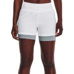 Shorts blancos de running Under Armour talla XS para mujer 
