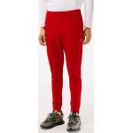 Pantalones rojos de algodón de chándal cocodrilo Lacoste talla XS para hombre 