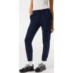 Pantalones azul marino de algodón de chándal Lacoste talla XXL de materiales sostenibles para mujer 