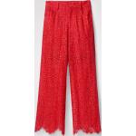 Pantalones tobilleros rojos de tencel Tencel de encaje Desigual Encaje talla S para mujer 