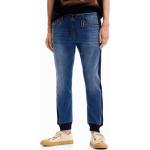 Jeans stretch azules de algodón desgastado Desigual talla XXS para hombre 