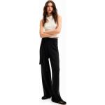 Pantalones negros de cintura alta de punto Desigual talla XL para mujer 