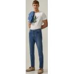 Jeans stretch azules de algodón rebajados talla M para hombre 