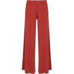 Pantalones acampanados rojos de viscosa ancho W46 Lygia & Nanny talla 3XL para mujer 