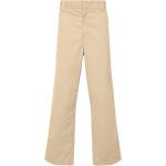 Pantalones ajustados beige de poliester ancho W30 largo L33 con logo Carhartt Work In Progress para hombre 