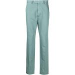 Pantalones chinos verdes de algodón ancho W48 Ermenegildo Zegna para hombre 