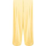 Pantalones acampanados amarillos de viscosa rebajados Etro talla L para mujer 