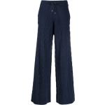 Pantalones acampanados azul marino rebajados cachemira Ralph Lauren Collection para mujer 