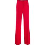Pantalones acampanados rojos de viscosa ancho W44 informales Valentino Garavani talla 3XL para mujer 
