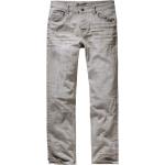 Jeans stretch grises de algodón vintage Brandit talla L para hombre 