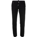 Pantalones negros de algodón de tiro bajo rebajados ancho W40 Dsquared2 talla XXL para mujer 