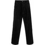 Pantalones negros de algodón de pana rebajados talla M para mujer 
