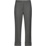 Pantalones clásicos grises de poliester ancho W42 Thom Browne talla XXL para mujer 