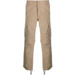 Pantalones beige de poliester de tiro bajo ancho W29 largo L33 informales con logo Carhartt Aviation para hombre 