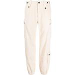 Pantalones ajustados blancos de algodón rebajados talla 7XL para mujer 