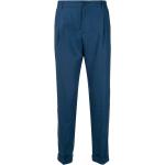 Pantalones chinos azul marino de lino Tencel ancho W44 Dolce & Gabbana para hombre 