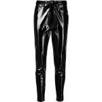 Pantalones estampados negros de poliester rebajados con logo Calvin Klein Jeans para mujer 