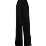 Pantalones acampanados negros de viscosa rebajados ancho W44 Armani Emporio Armani talla 3XL para mujer 