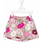 pantalones cortos con estampado floral