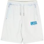 Pantalones cortos azules de algodón de deporte infantiles rebajados informales con logo Diesel Kid 6 años 