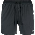 Shorts negros de poliester de running con logo Nike Swoosh para hombre 
