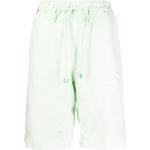 Pantalones verdes de viscosa con pijama rebajados con logo Alexander Wang para mujer 