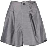 Shorts grises de poliester rebajados Kolor asimétrico talla XS para mujer 