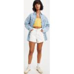 Shorts blancos de algodón vintage LEVI´S talla 7XL de materiales sostenibles para mujer 