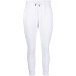 Pantalones estampados blancos de algodón rebajados Dsquared2 para mujer 