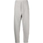 Pantalones caidos grises de poliester ancho W48 con logo Maison Martin Margiela para hombre 