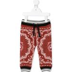 Pantalones rojos de algodón de deporte infantiles rebajados Dolce & Gabbana 